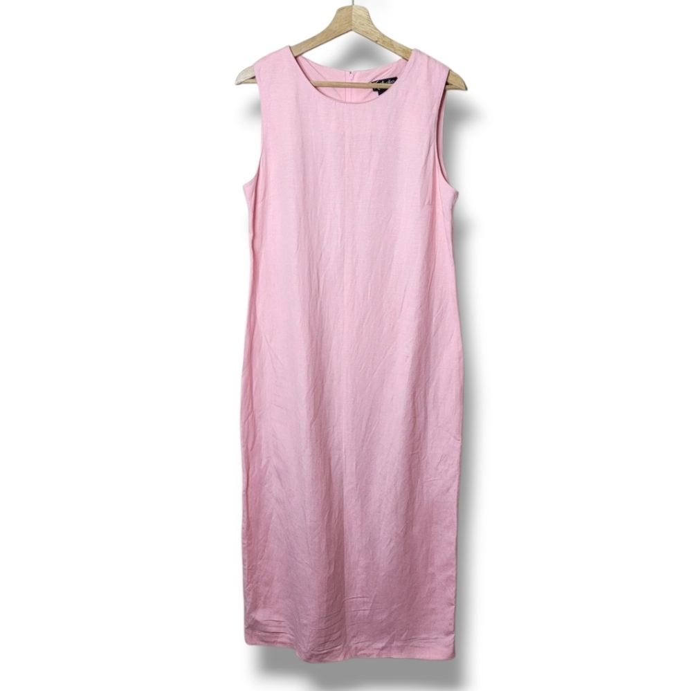 K Studio Vintage 90s Pink Maxi Dress Size 10
